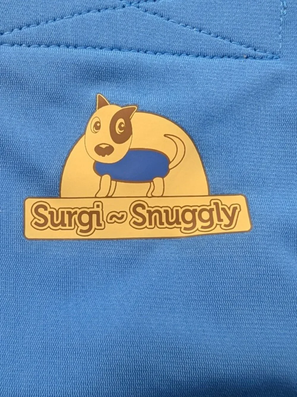 The Wonder Suit Surgi Snuggly Dog  E-Collar Alternative Size ML Medium Long Blue